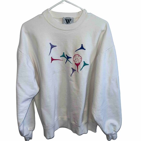 Vintage golf embroidered crewneck sweatshirt - Picture 1 of 7